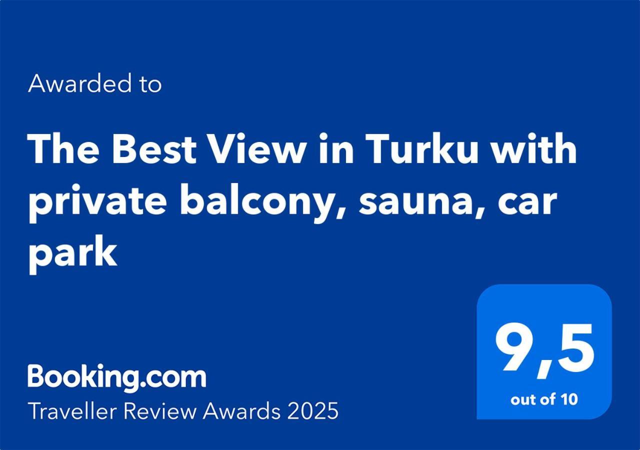 The Best View In Turku With Private Balcony, Sauna, Car Park Zewnętrze zdjęcie